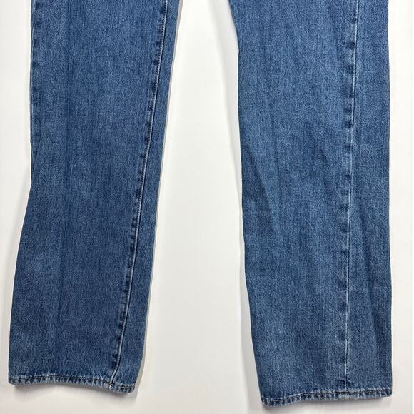 Levi’s 501 Men's Button Fly Straight Leg Denim Jeans Medium Wash 34x36 - Picture 3 of 10